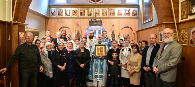 Op het feest van Pokrov brengt bisschop Irenei zijn eerste aartsherderlijk bezoek aan de teruggekeerde Pokrovparochie in Arnhem, Nederland